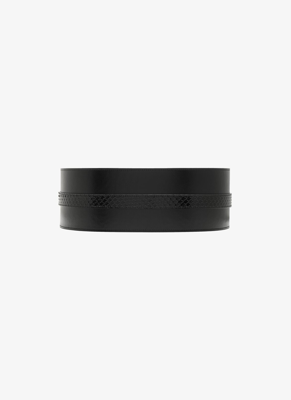CORSET CUIR LUX+ELAPHE NOIR ALAÏA  CORSET CUIR LUX+ELAPHE NOIR NOIR